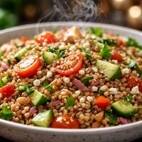 Kasha Salad Good Hot or Cold