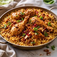 Kashmiri Chicken Cardamom and Saffron Pilau Spiced Indian Rice