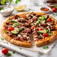 Kebab Pizza