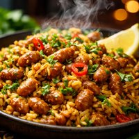 Kedgeree Curry Curried Pinto Beans and Rice