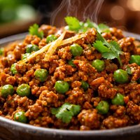Keema Matar Indian Minced Chicken and Peas