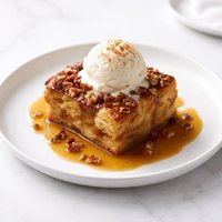 Keeneland Bread Pudding with Bourbon Sauce