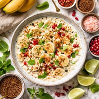 Kela Ka Raita Yogurt and Bananas