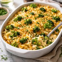 Kellys Cheese Broccoli Rice Casserole