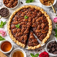 Kentucky Derby Chocolate Pecan Pie
