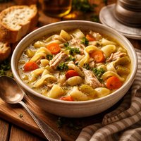 Kentucky Farmhouse Chicken Noodle Soup