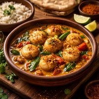 Kerala Scallop Curry