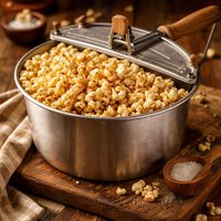 Kettle Corn in a Whirley Pop