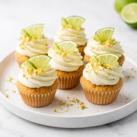Key Lime Ginger Mini Cupcakes