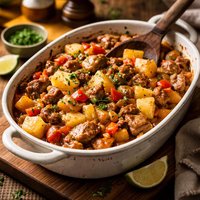 Key West Pork and Pineapple Casserole