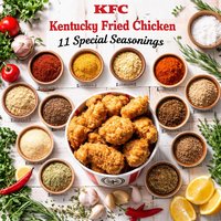 Kfc Kentucky Fried Chicken with 11 Special Seasonings