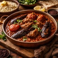 Khoresh Bademjan Persian Eggplant Sauce
