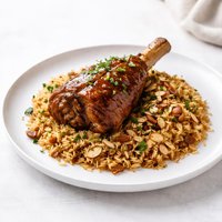 Khouzi Ala Timman Iraqi Lamb Shanks and Rice Gluten Free