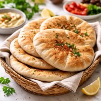 Khubz Aadi Pita Bread
