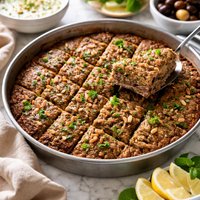 Kibbie Seniyeh Pan Baked Kibbee