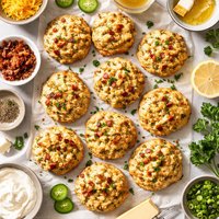 Kicked Up a Notch Drop Biscuits