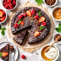 Kickin Flourless Chocolate Cake