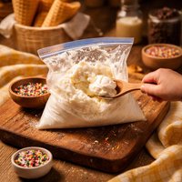 Kid Friendly Activity Ice Cream in a Baggie