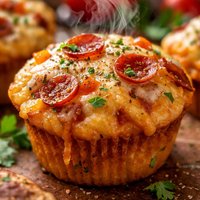 Kid Pleasin Pizza Muffins