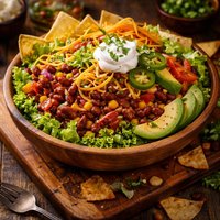 Kidney Bean Taco Salad
