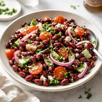 Kidney Bean Tomato Red Onion Salad