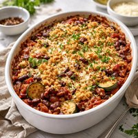 Kidney Bean Vegetable Gratin