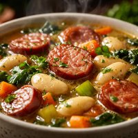 Kielbasa and Butter Bean Soup