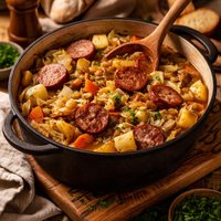Kielbasa and Cabbage Stew