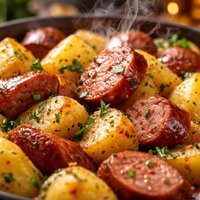 Kielbasa and Potato Bake