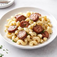 Kielbasa and White Cheddar Pasta