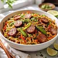 Kielbasa Chow Mein