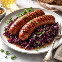 Kielbasa Mit Rohtkohl