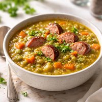 Kielbasa Split Pea Soup