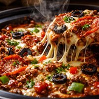 Killer Crock Pot Pizza Venison Optional