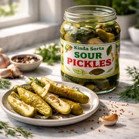 Kinda Sorta Sour Pickles