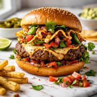 Kinda Sorta Tex Mex Burger