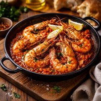 King Prawns in Red Sauce