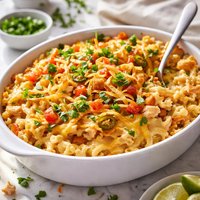 King Ranch Chicken Mac and Cheese