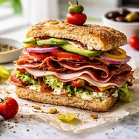 Kitchen Sink Salami Sandwich