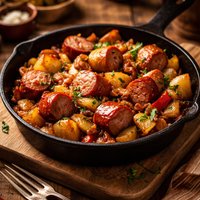 Knackwurst Skillet