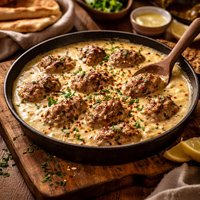 Kofta Bi Tahini Kofta with Tahini