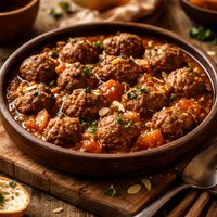 Kofta Mishmisheya Lamb Meatballs in Apricot Sauce