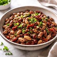 Kokopelli Anasazi Beans with Sun Dried Tomatoes