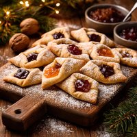 Kolatki Kolacki Ukrainian Christmas Cookies Via Czechoslovakia