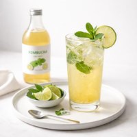 Kombucha No Alcohol Lime Mint Bubbly