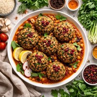 Koofteh Tabrizi Herbed Meat Rice Balls