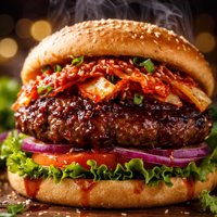 Korean Barbecued Hamburgers
