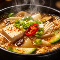 Korean Bean Paste Soup Chigae