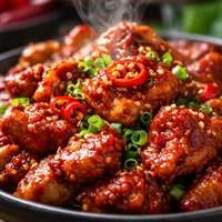 Korean Chicken in Hot Chili Sauce