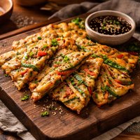 Korean Crisp Vegetable Pancake Pa Jun